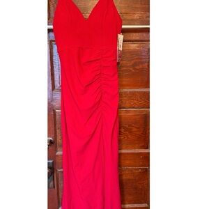 Elegant Red Evening Dress